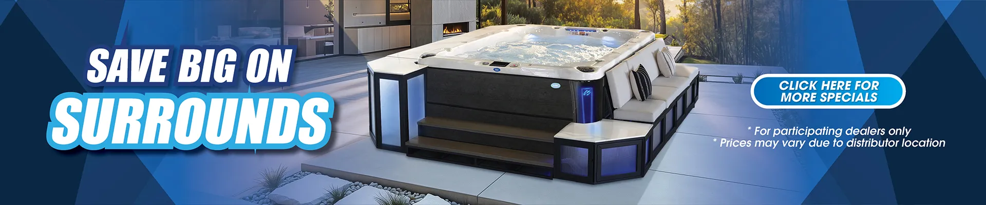 Calspas hot tub being used in a family setting - Desoto