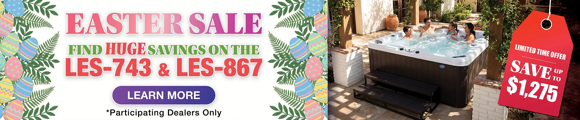 Calspas hot tub being used in a family setting - Desoto