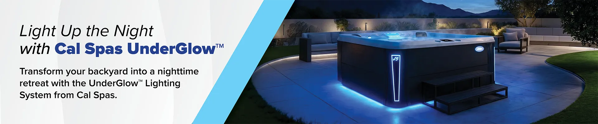 Calspas hot tub being used in a family setting - Desoto